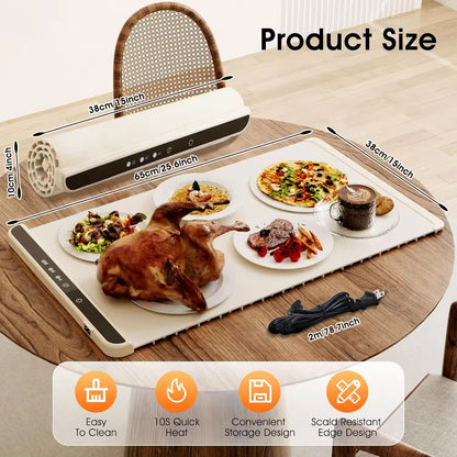 Silicon Electric Warming Tray
